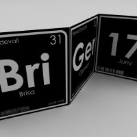 Brisa Wedding Cards. Photobooth / Periodic Table